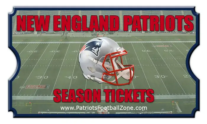2020 New England Patriots Season Football Tickets