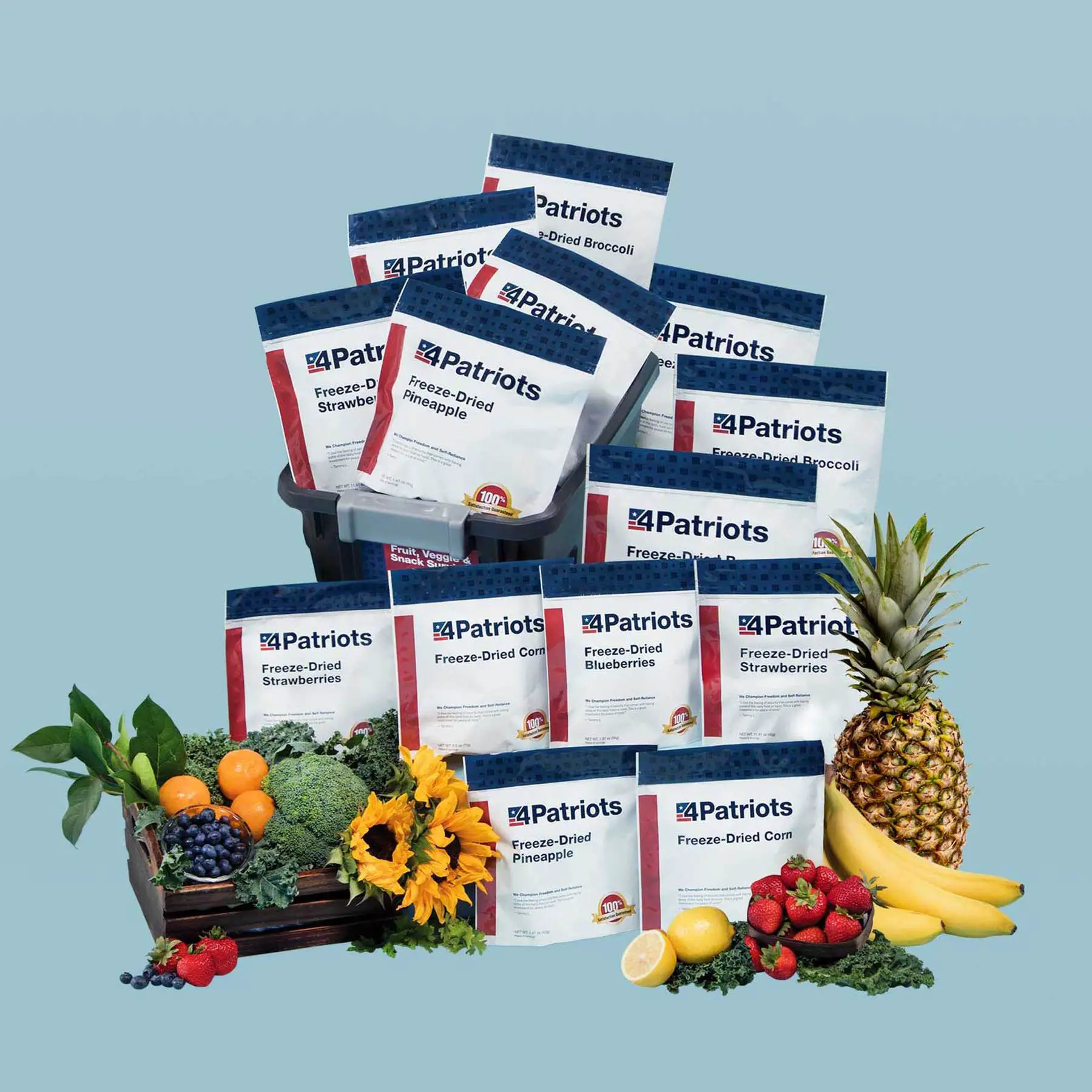 4Patriots Fruit &  Veggie Survival Snack Kit