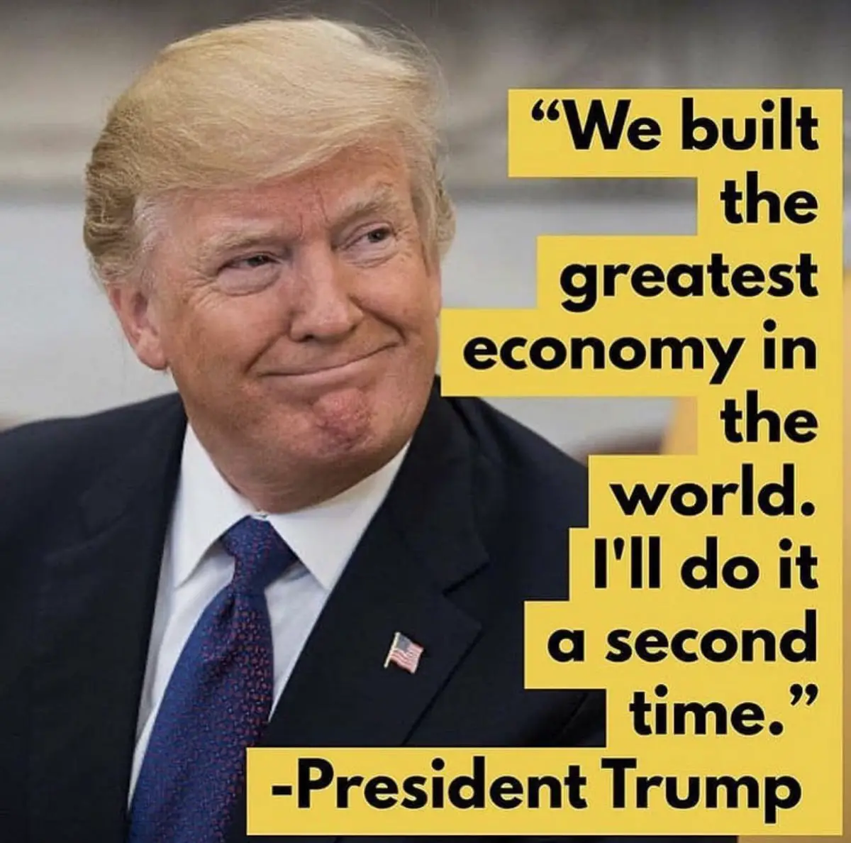 å¤©é?èä½é?: ðªððºð²President Trumpï¼ã?We built the greatest economy in the world ...