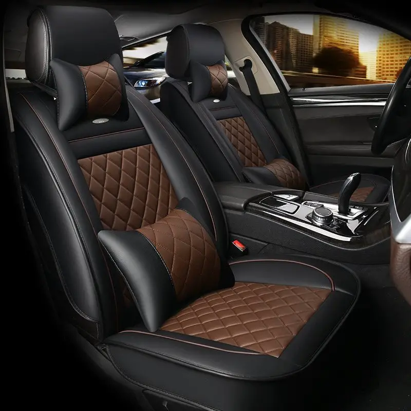 Aliexpress.com : Buy HLFNTF Leather Universal Car Seat ...