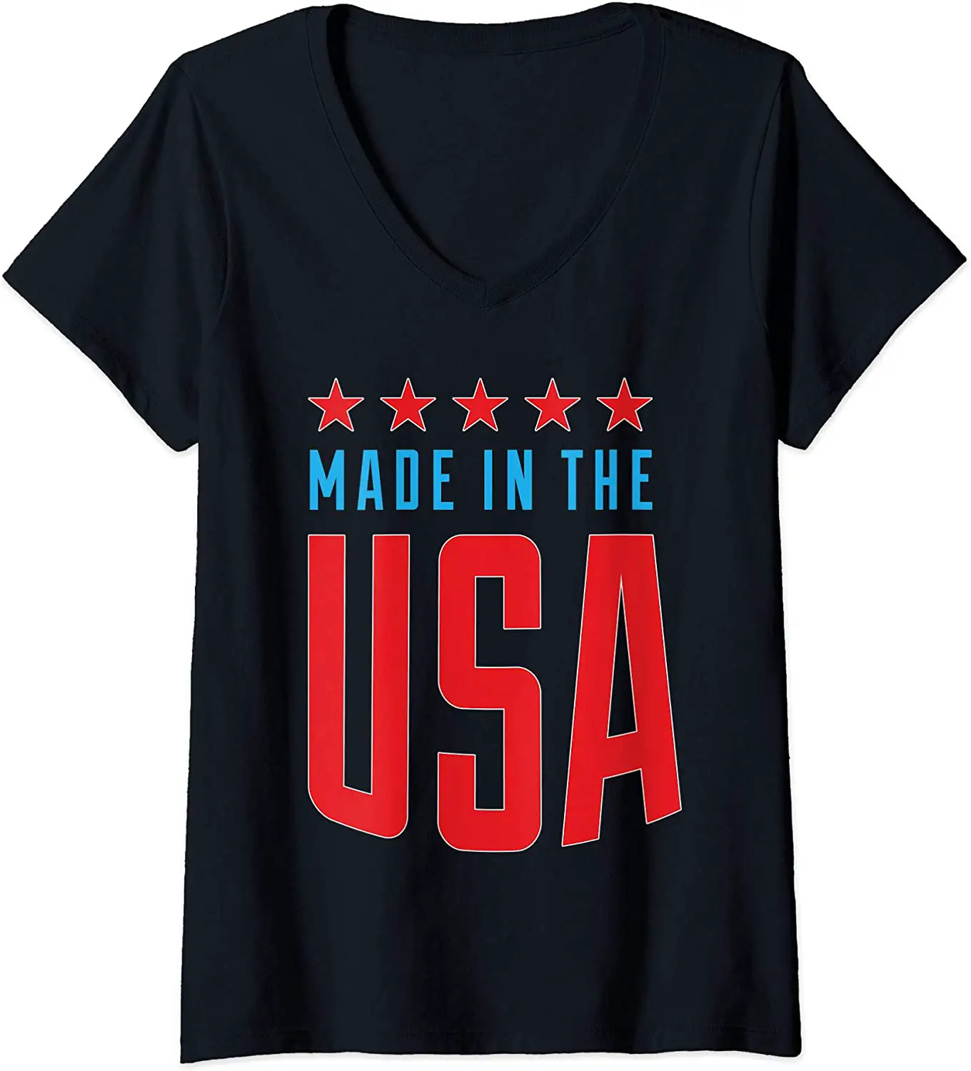 Amazon.com: Womens Made in the USA American Flag Patriotic Gift V