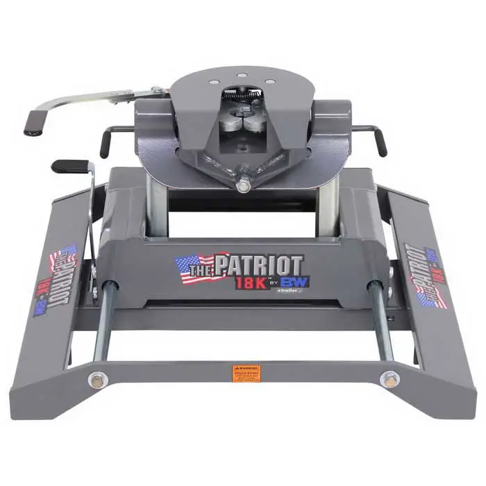 B& w Patriot 18k Slider Fifth Wheel Hitch