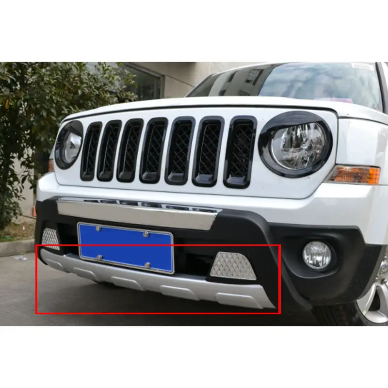 Car ABS Front Lower Bumper Protector Guard Bar For Jeep Patriot 2011 ...