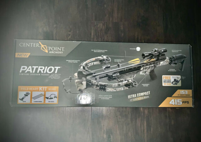CenterPoint Archery Patriot 415 FPS Crossbow Package w/Scope and crank ...