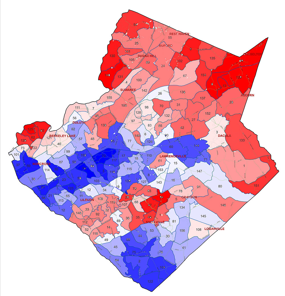 Election Results By County Georgia 2016