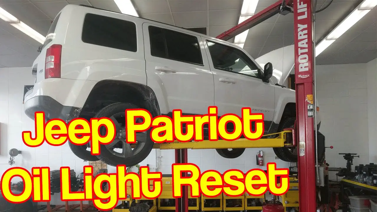 Jeep Patriot Oil Change Reset / Oil Life Reset