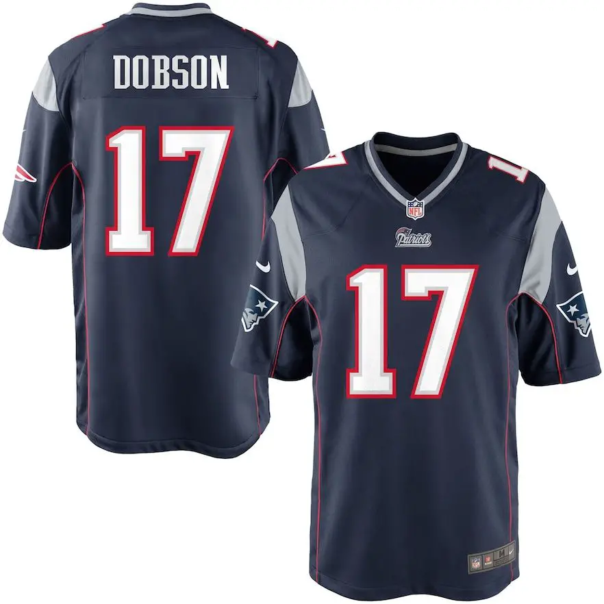 Mens New England Patriots Aaron Dobson Nike Navy Blue Game ...