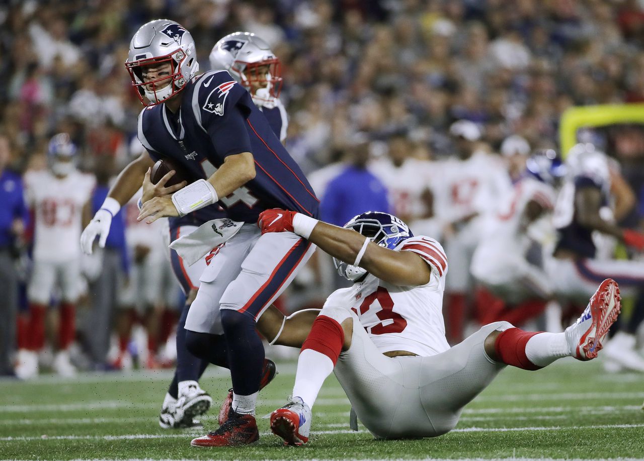 New England Patriots give up last second TD, fall to New York Giants ...