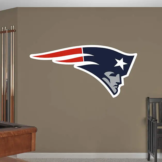 New England Patriots Logo Fathead Wall Decal