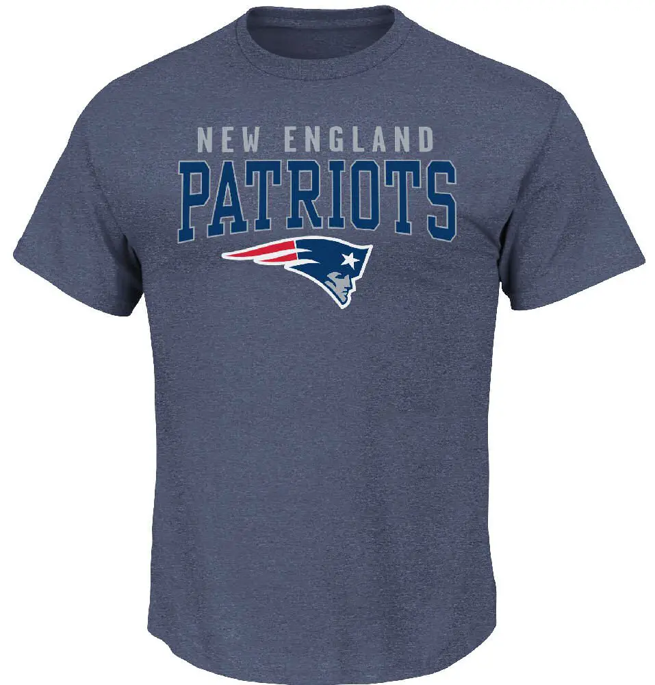New England Patriots Majestic Athletic Navy Red Zone Opportunity Tee ...