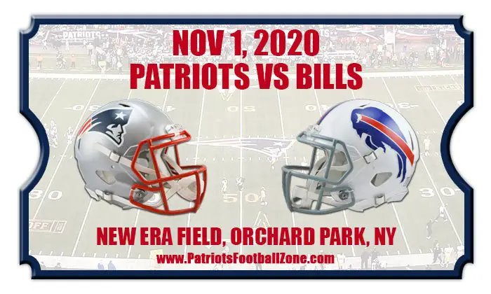 New England Patriots vs Buffalo Bills Football Tickets ...