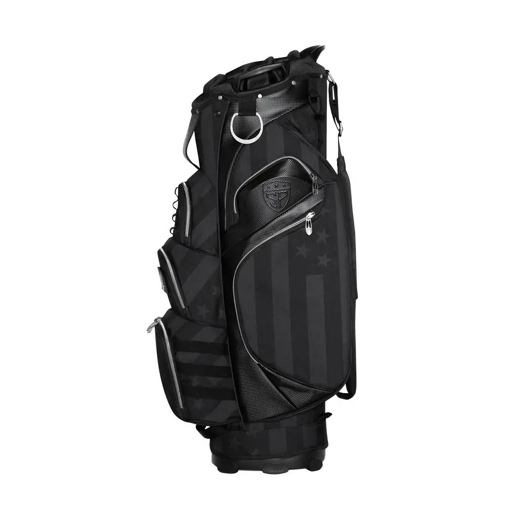 New Subtle Patriot Covert Club Golf Cart Bag 15 Way Black 691037605117 ...