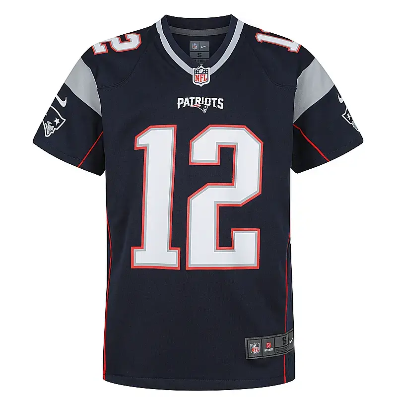 Nike NFL New England Patriots Tom Brady #12 Game Team (Youth) Jersey ...