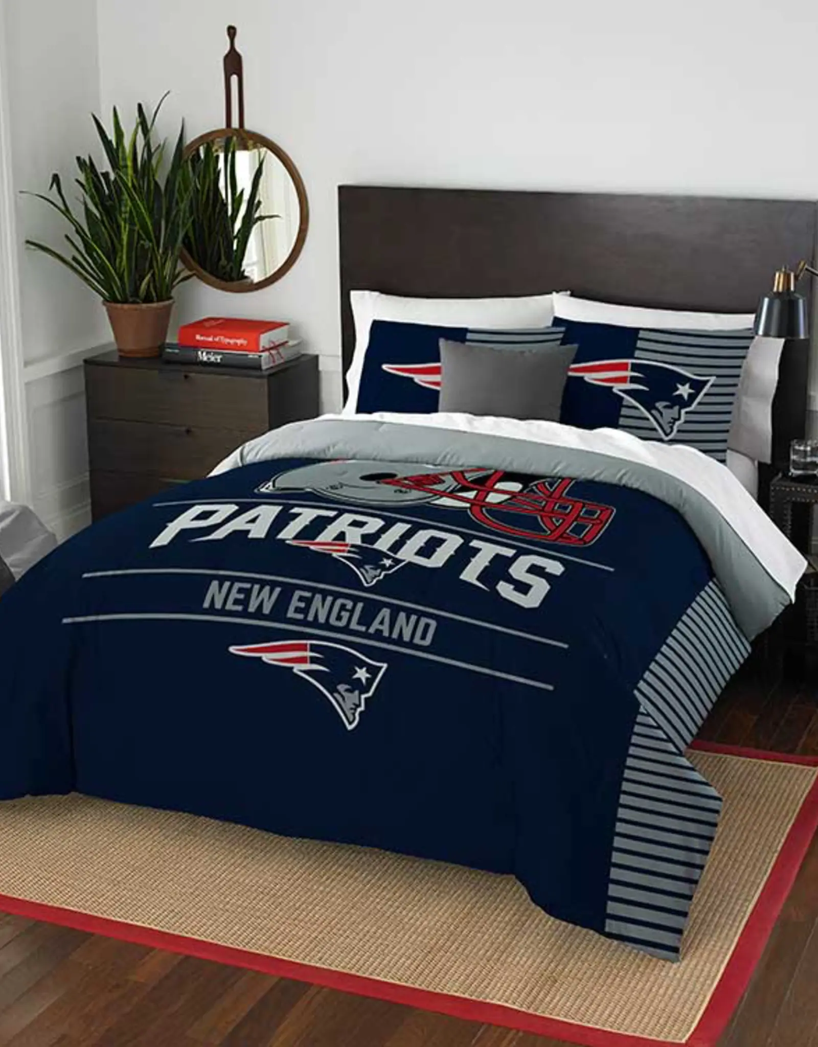 NORTHWEST New England Patriots Draft Full/Queen Comforter ...