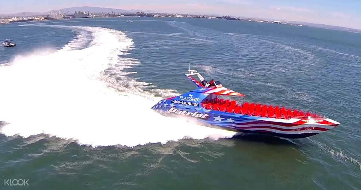 Patriot Jet Boat Thrill Ride Experience in San Diego