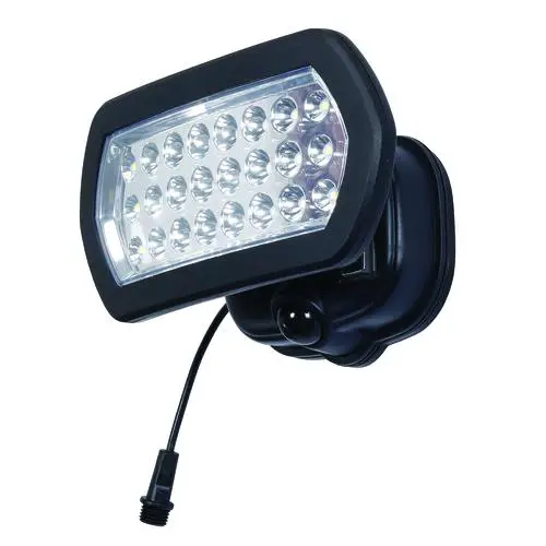Patriot Lighting® Black Integrated LED Single Head Solar Motion Sensor ...