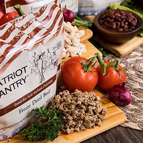 Patriot Pantry Mega Protein Emergency Food Kit  Real Meat, Beans for ...