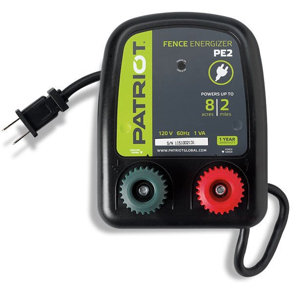 Patriot PE2 Electric Fence Energizer, 0.10 Joule for sale online
