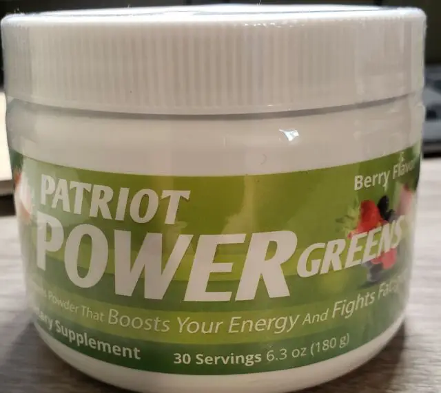 Patriot Power Greens 100% Natural Raw Ingredients Powder