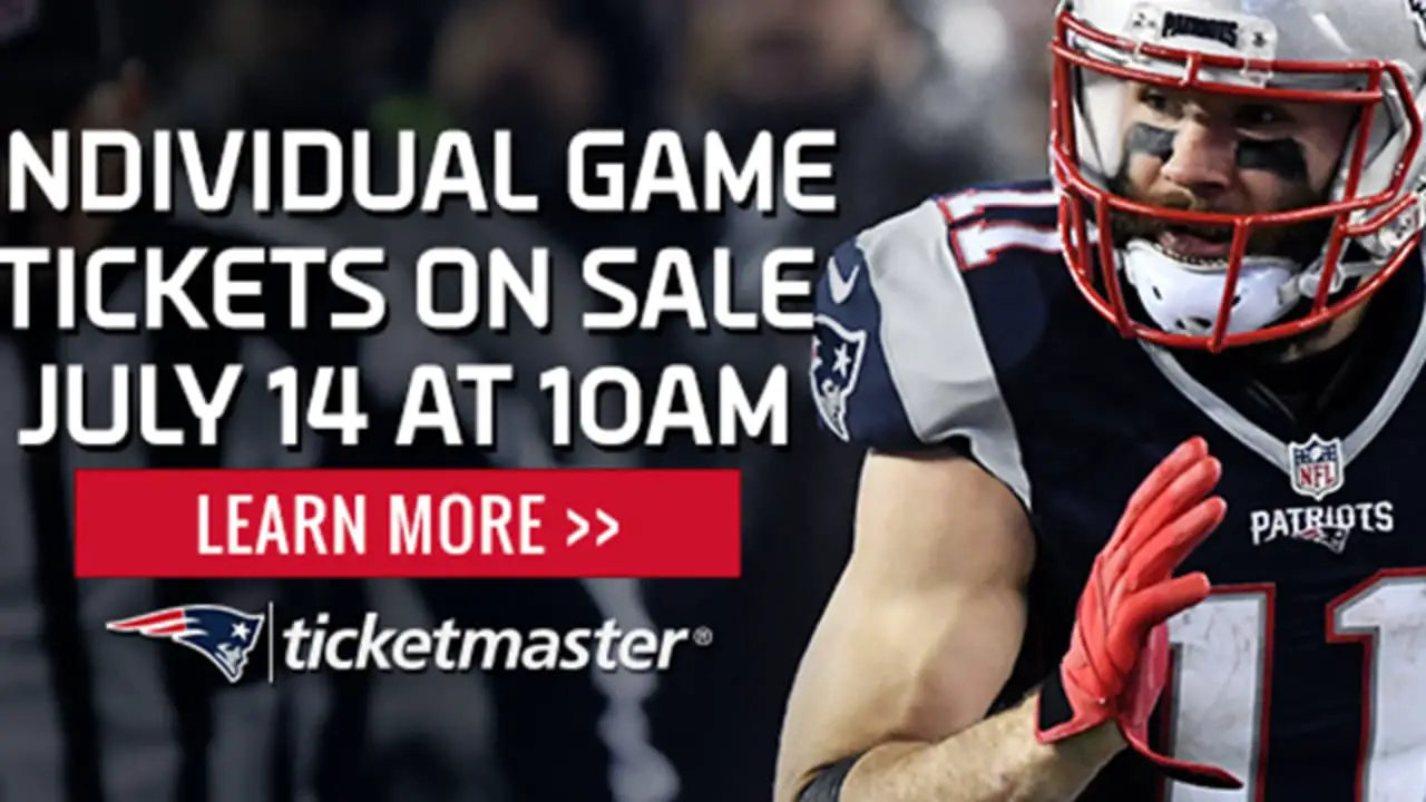 Patriots 2017 Individual Game Tickets to Go on Sale Friday ...