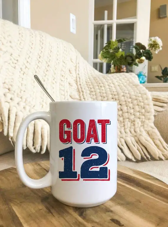 Patriots Mug, GOAT, Patriots Gift, Tom Brady, Coffee Mug, New England ...