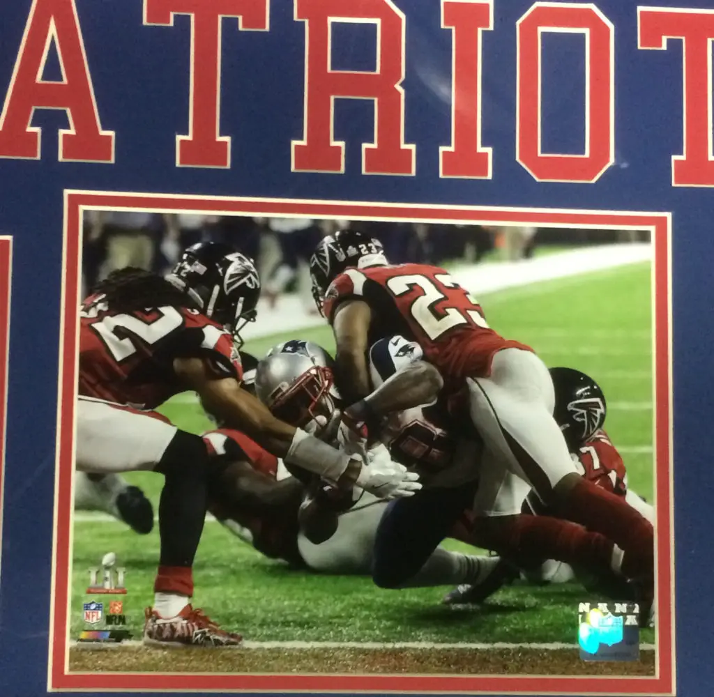 Patriots Super Bowl 51 Champions 5 photo ticket framed Tom Brady MVP ...