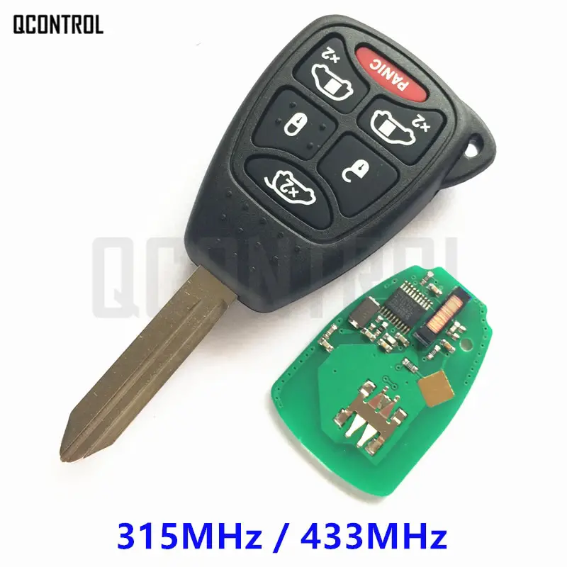 QCONTROL Car Remote Flip Key for JEEP Auto Commander Wrangler Patriot ...