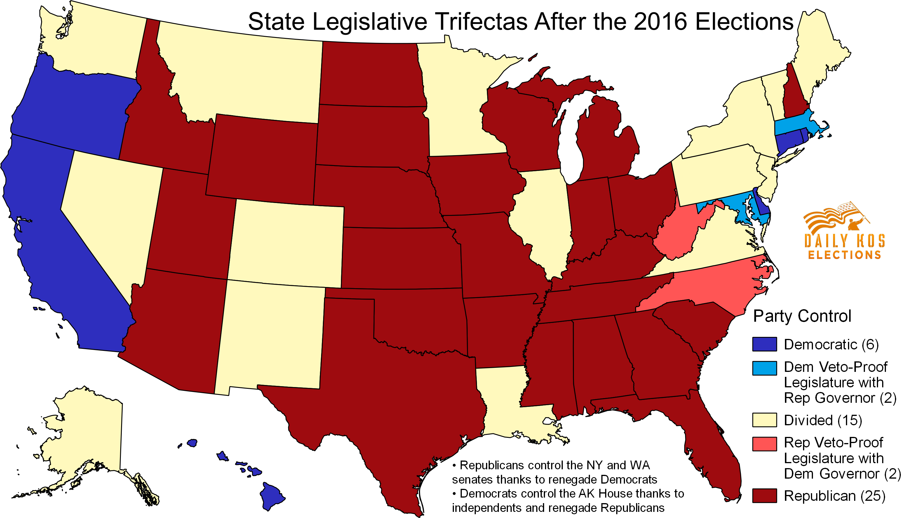 Republicans now dominate state government, with 32 ...
