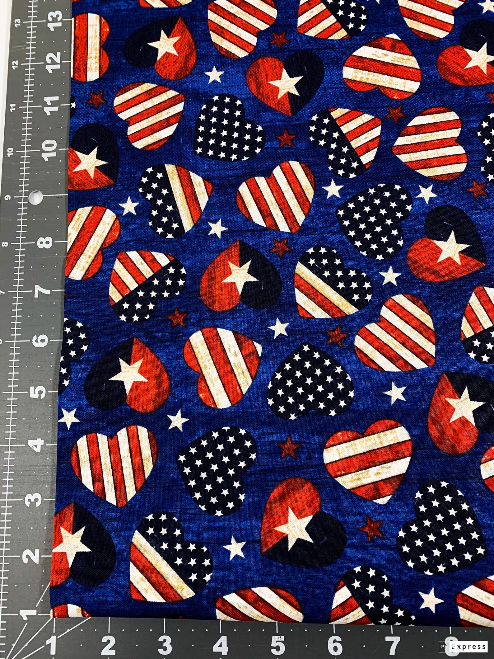 Stars and Stripes Patriotic Cotton fabric by the yard