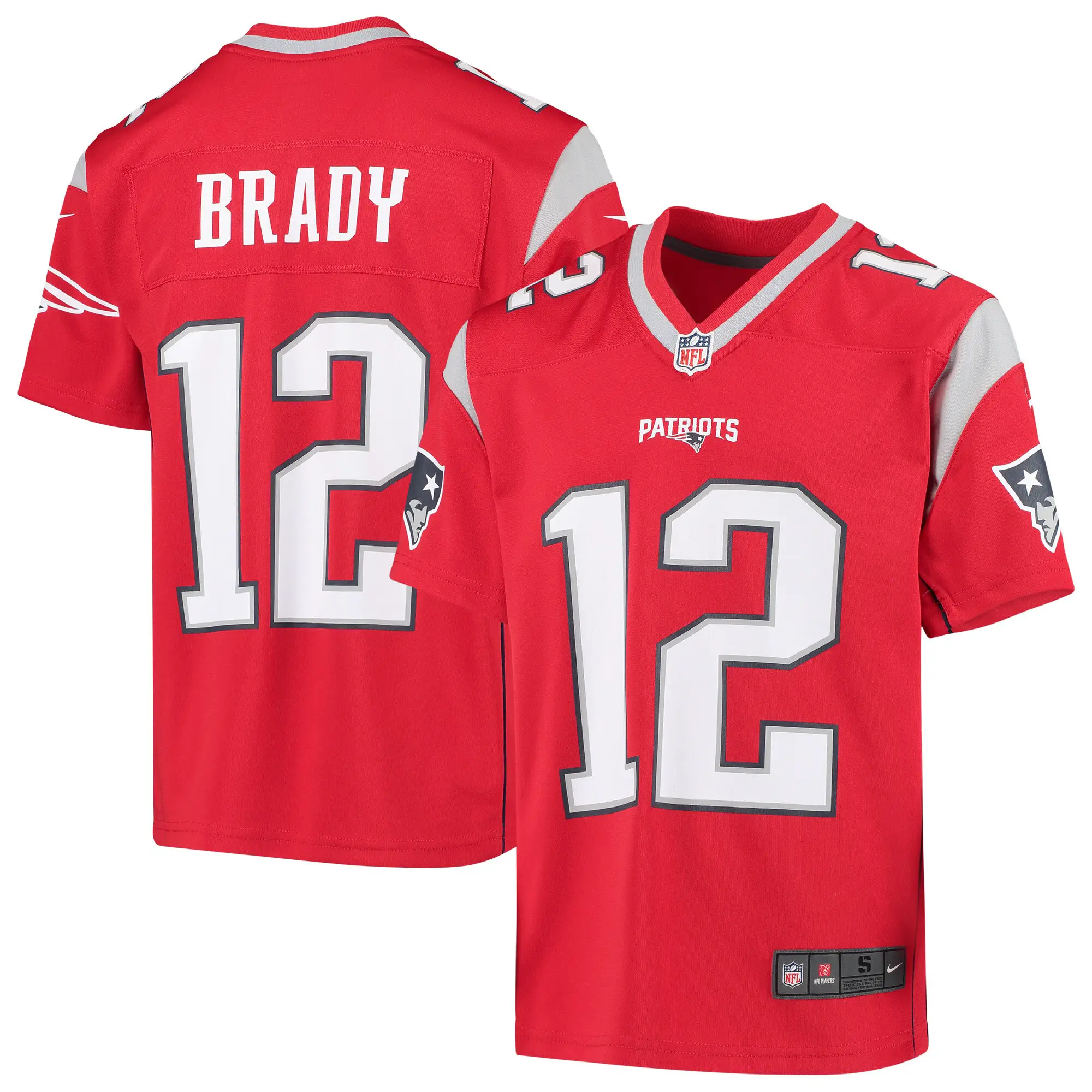 Tom Brady New England Patriots Nike Youth Inverted Game Jersey