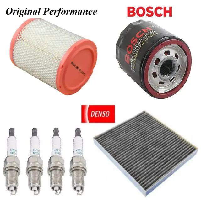 Tune Up Kit Air Cabin Oil Filters Spark Plug For JEEP PATRIOT L4  2.0L ...