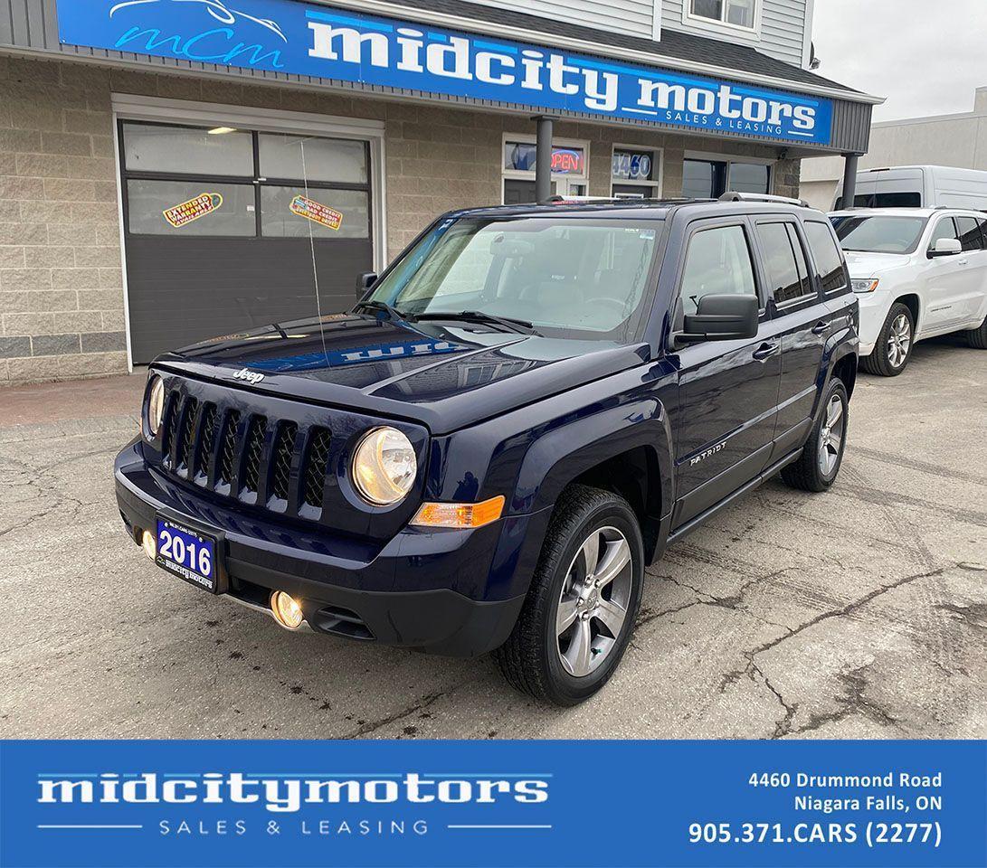 Used 2016 Jeep Patriot High Altitude 4X4/ LOW KMs/ SUNROOF/ CLEAN ...