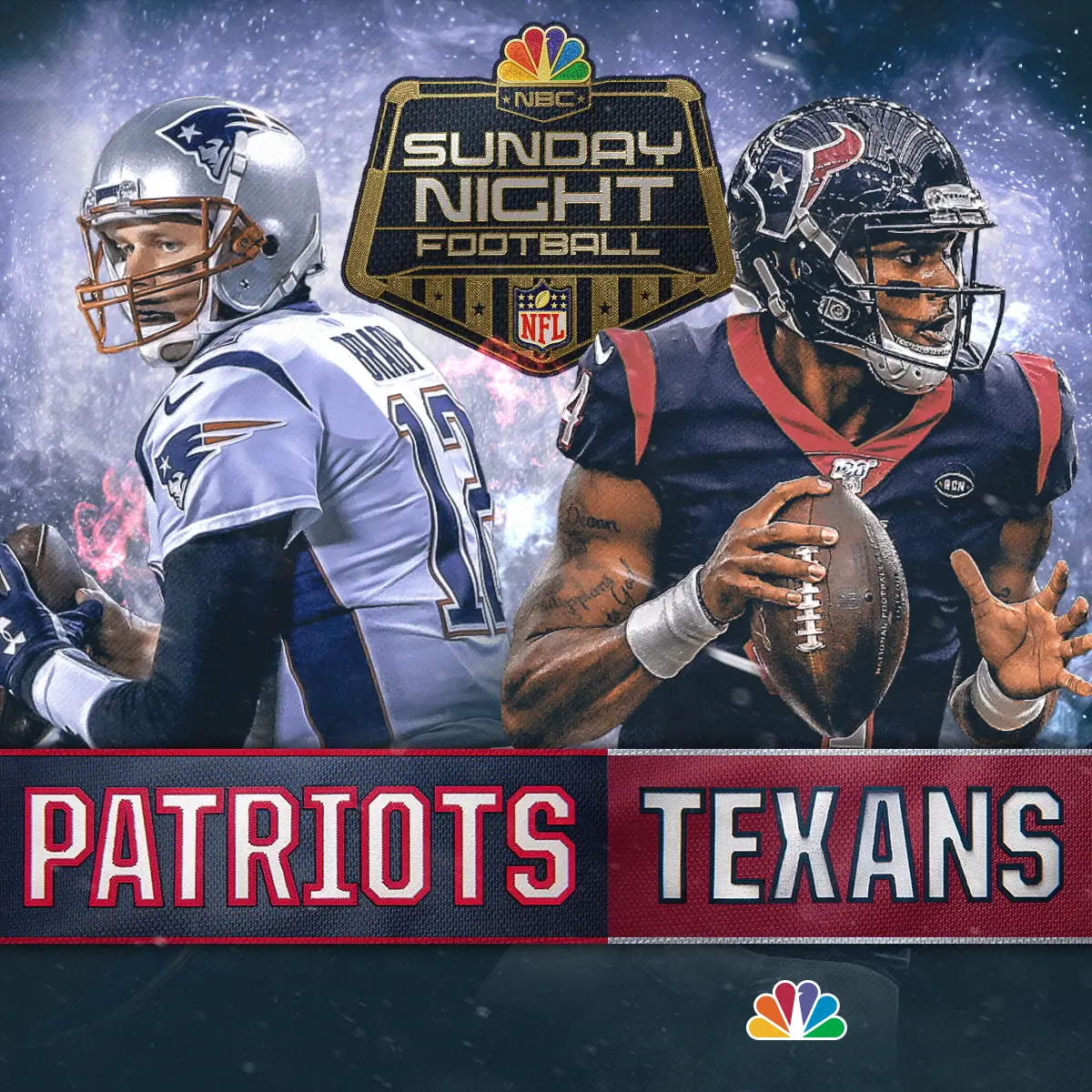 WATCH LIVE: Sunday Night Football: Patriots vs. Texans