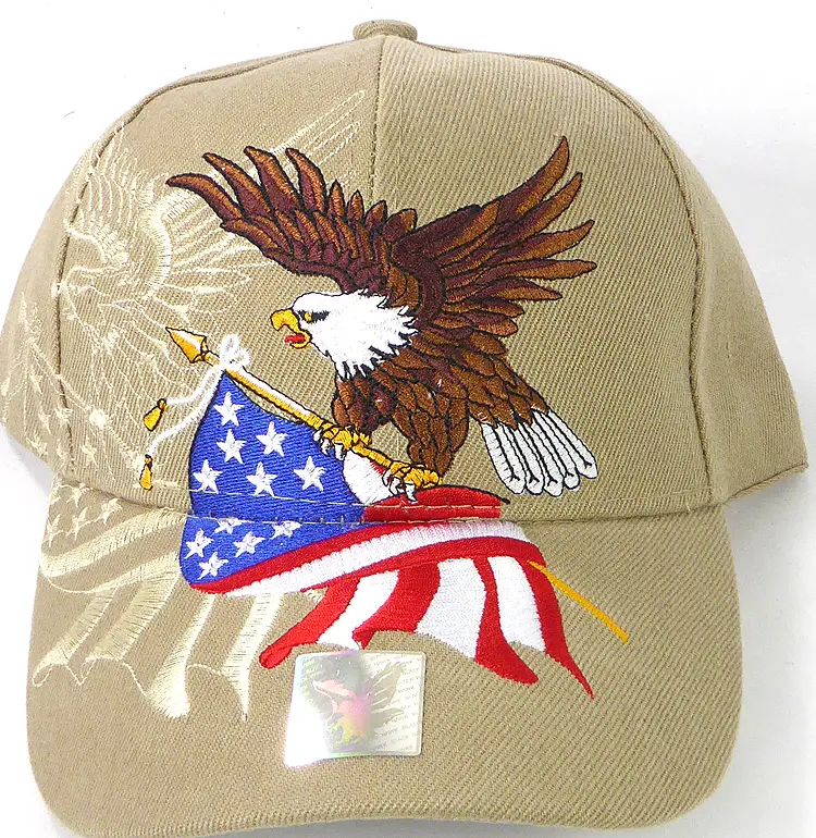 Wholesale USA American Flag and Eagle Baseball Caps Hats Bulk Sale ...