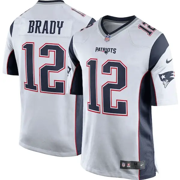 Youth New England Patriots Tom Brady Nike White Game ...